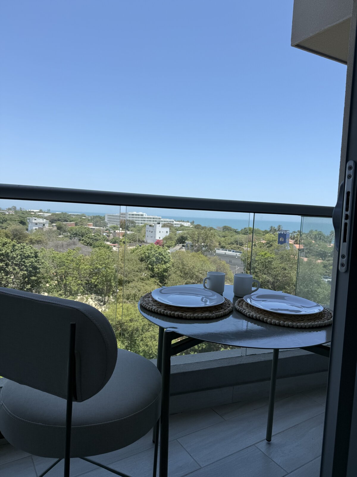 Balcón privado con vista